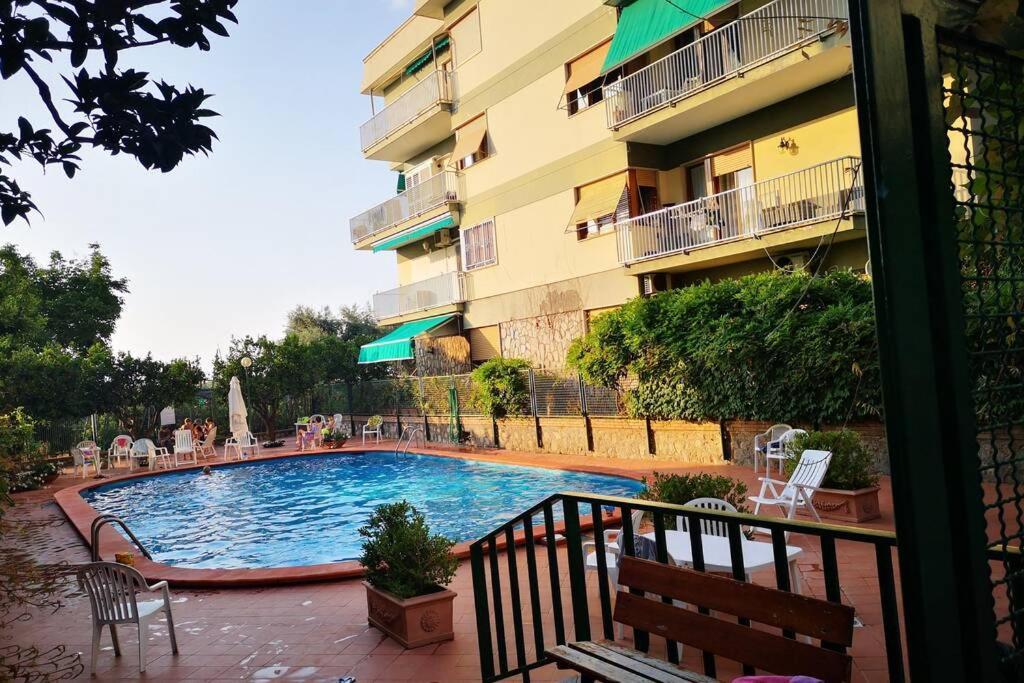 Super Attico Vista Mare Con Piscina Apartment Sorrento Exterior foto